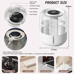 Topika Humidifier Diffuser 6.8L Dual Nozzle Quiet with Night Light for Home