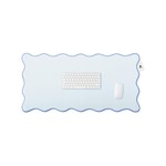 Topika - Blue Mousepad, 80X40Cm Desk Mat, Waterproof Fabric, Non-Slip Base