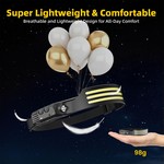 Topika - Headlamp Rechargeable 2 Pcs, Head Lights, Runners Head Light