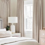 Topika 100% Blackout Linen Eyelet Curtain for Bedroom & Living Room