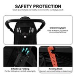 Double Stroller for Infants & Toddlers, Compact Foldable Design