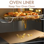 Topika Teflon Baking Sheets 60x80cm, Non-Stick Oven Liners, Large, Cuttable