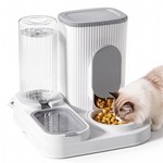 Topika Automatic Pet Feeder & Water Bowl Set, 2.4L + 1.3L Capacity