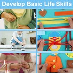 Topika Busy Board for Toddler's Basic Knowledge Learning Sensory Toy