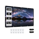 Topika - Peojector Screen 120 Inch, Projector Screen Portable, Foldable
