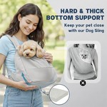 Topika Dog Carrier Hands Free Dog Sling Carrier for Small Dogs/Cats