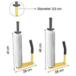 Topika - Pallet Stretch Film Dispenser Holder for 45-50cm Rolls, Heavy Duty