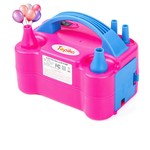 Topika Electric Balloon Pump Machine with Dual Nozzle and 2 Tying Tools