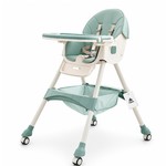 Topika 2-in-1 Baby High Chair, Foldable Feeding and Rocking Seat