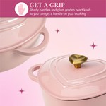 Topika - Cast Iron Ceramic Pot Dutch Oven Pot with Lid for Cooking Cookware