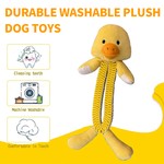 Topika - Stuffed Dog Plush Toys for Chewing,Puppy Chew Toy Teeth Cleaning