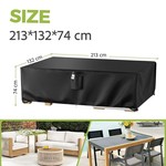 Topika Patio Furniture Cover Outdoor Rain Proof Heavy-Duty Waterproof Cover