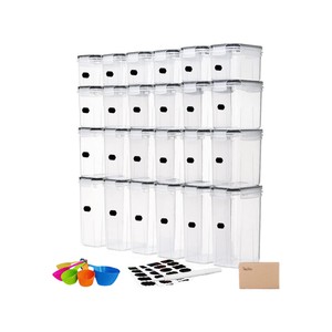 Topika - 24-Piece Airtight Food Storage Container Set, Options for Pantry