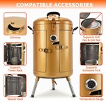 Topika Hand-Forged Thickened Carbon Steel Multifunctional Barbecue Grill