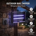 Topika Fly Catcher Lights 20W T5 Mosquito Lamp Electric Insect Zapper Black