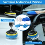 Topika - 36 Piece Car Detailing Kit with Drill Attachments
