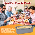 TopikaHome - Microwave Pasta Cooker with Strainer Lid and Cooking Guide