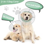 Topika Recovery Collar for Dogs After Surgery Stop Licking, Dog Cone Collar