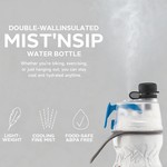 Topika Mist N' Sip Slightly Insulated Water Misting Squeeze Bottle