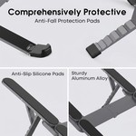 Topika Portable Laptop Stand, Adjustable Height, Foldable, Compact Desk Pro
