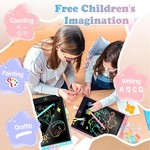 TopikaKids - 10 Inch LCD Writing Tablet for Kids, Doodle Board with Pen