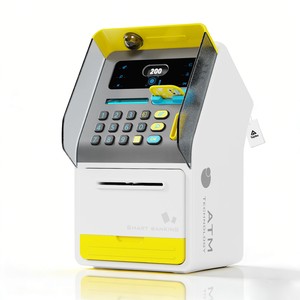 Topika Kids Piggy Bank ATM Money Safe with Card & Password