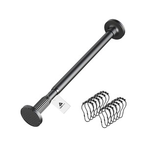 Topika High-Quality Stainless Steel Curtain Rod and Shower Rod, Retractable