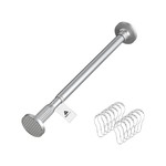 Topika-High-quality stainless steel curtain rod and shower rod, retractable