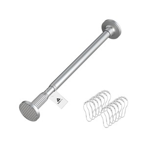 Topika-High-quality stainless steel curtain rod and shower rod, retractable