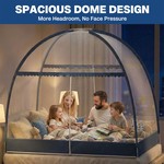 Topika Folding Fiberglass Mosquito Net Tent Three-way zipper for Baby Adult