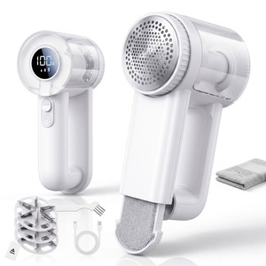 Topika 2in1 Digital Fabric Shaver with 3 Speeds & 3 replaceable heads