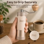 Bincoo - Manual Coffee Grinder Hand Grinder, 6-Setting Portable Coffee Mill