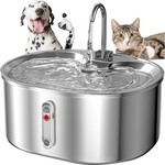 Topika 3.2L Stainless Steel Automatic Pet Water Fountain Dispenser