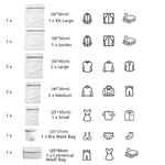 Topika - Clothes Bra Laundry Mesh Wash Bags Garments Storage Packing