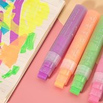 ZEYAR - 15mm Jumbo Acrylic Paint Markers, 6 Pastel Colours, Water-Based