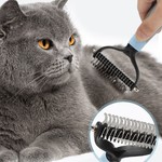Topika Pet Dematting Comb for Dogs & Cats, Dual Sided Grooming Tool