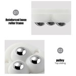 Topika-Mini Caster Wheels Self Adhesive,Ball Transfer Casters Rollers Wheel