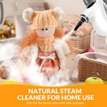 Topika Handheld Steam Cleaner for Home, Carpet, and Car - 12pcs Accessories