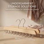 Topika - Hangers For The Bras, Bra Saver Wooden Organiser With 20 Hooks