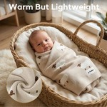 Topika Baby Swaddle Blanket Cotton Knit for Newborns & Infants