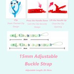 Topika Adjustable Baby Pacifier Clip (2-Pack), Pacifinder Holders