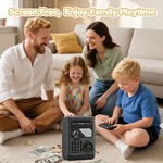Topika Kids Money Safe ATM Piggy Bank with Password Lock&Face ID Simulation