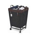 Topika - 160L Laundry Basket With Wheels, Heavy Duty Steel Frame Hamper
