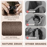 Topika Heatless Hair Curlers Overnight, Soft Blowout Rods for Natural Curls