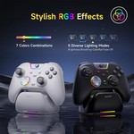 EasySMX Wireless Gaming Controller, Charging Dock for Windows Steam Mobile