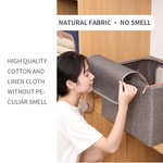 Topika - Storage Boxes for Clothes,Foldable Closet Storage w/ Clear Window