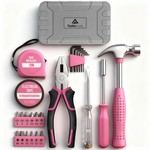 Topika 24 Pcs Household Tool Kit Set - Compact Hand Tool Box for Home DIY
