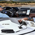 Topika - Car Wireless Charger, 15W Car Charger, Car Charger Iphone Mount