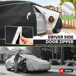 Topika 10-Layer Waterproof Car Cover, Car Rain Cover, Sunproof Dust Cover