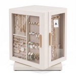 Topika 360 Rotating Jewellery Box, 5-Layer Makeup Organiser for Vanity